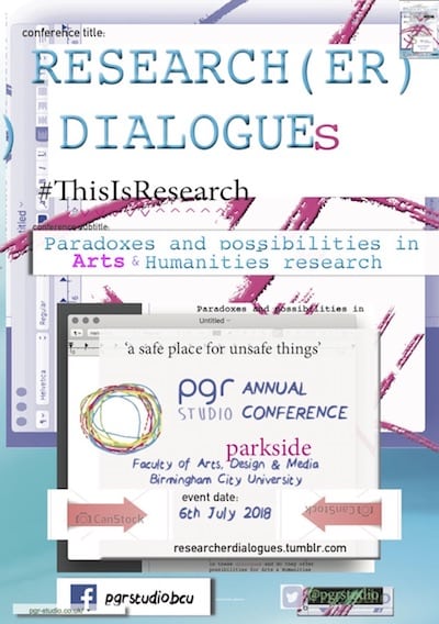 Research(er) Dialogues poster